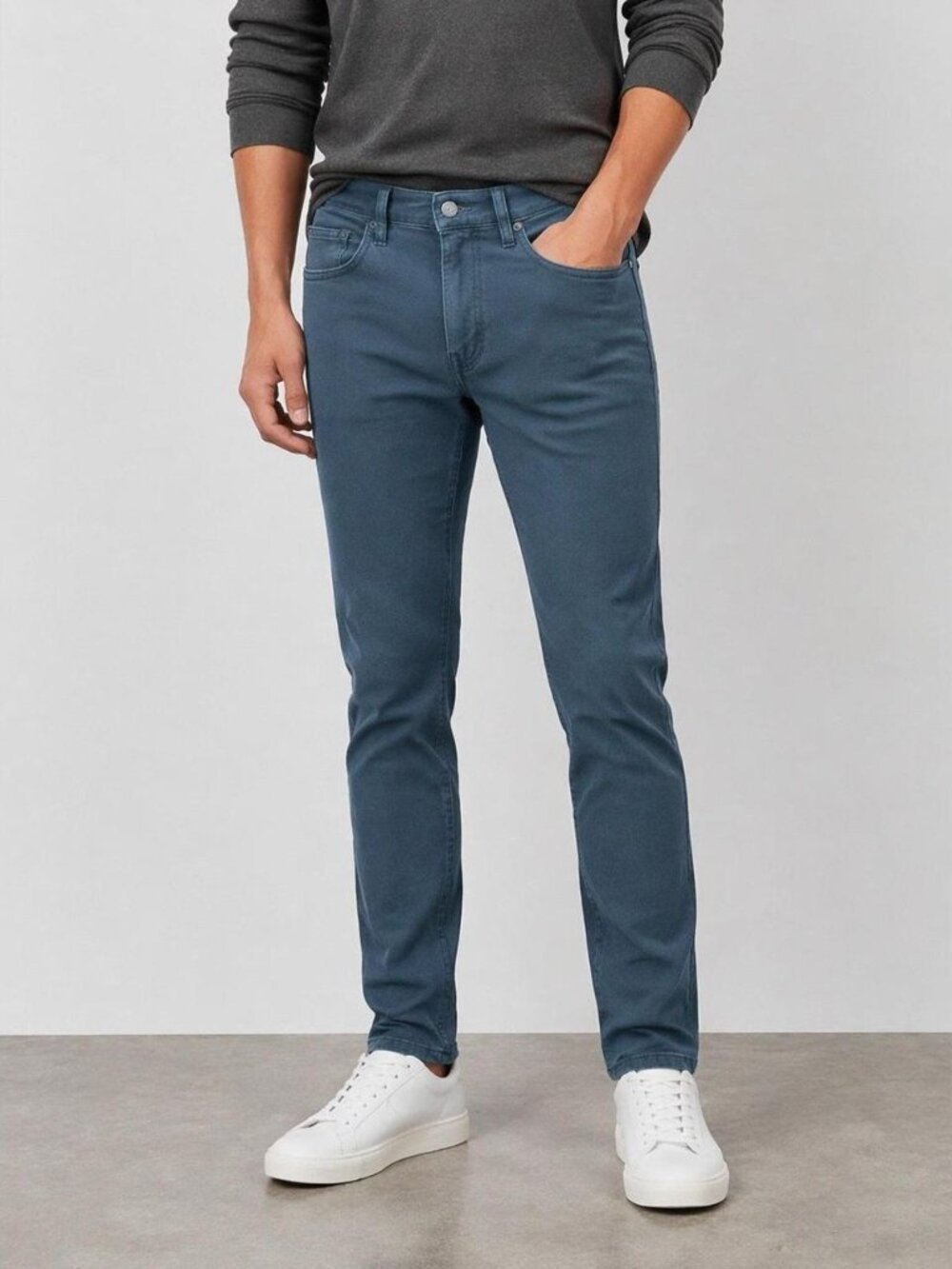Rag & Bone Men's Jeans Standard Issue Fit 2 Slim Coated Navy Sz 34x30